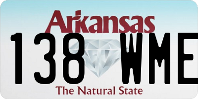 AR license plate 138WME