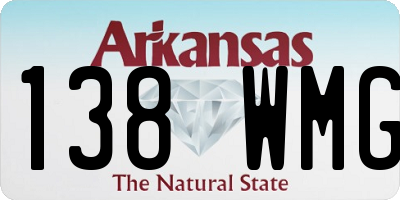 AR license plate 138WMG