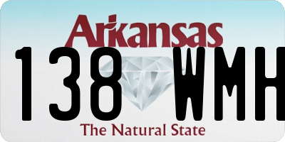 AR license plate 138WMH