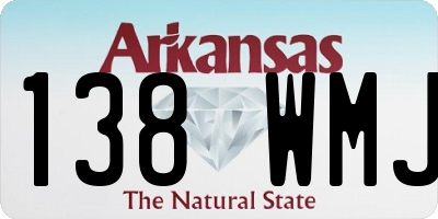AR license plate 138WMJ