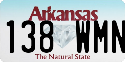 AR license plate 138WMN