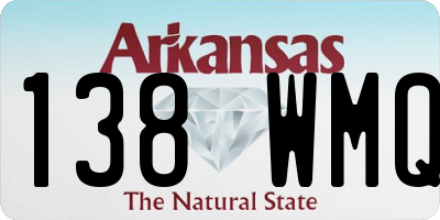 AR license plate 138WMQ