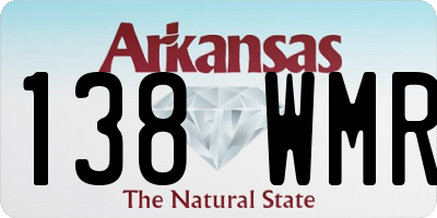 AR license plate 138WMR