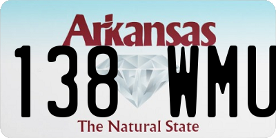 AR license plate 138WMU