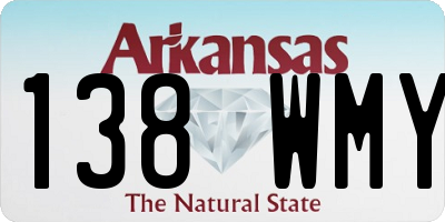AR license plate 138WMY