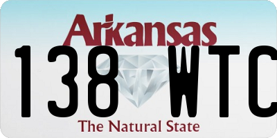 AR license plate 138WTC