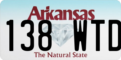 AR license plate 138WTD