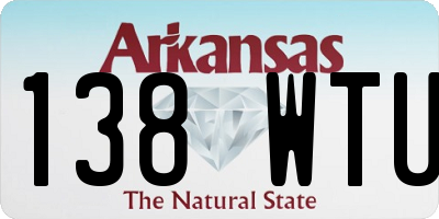 AR license plate 138WTU