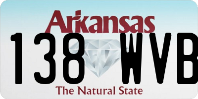 AR license plate 138WVB