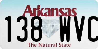 AR license plate 138WVC