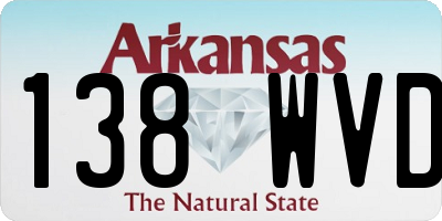 AR license plate 138WVD