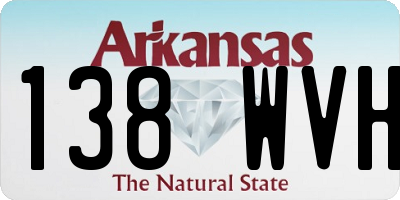 AR license plate 138WVH