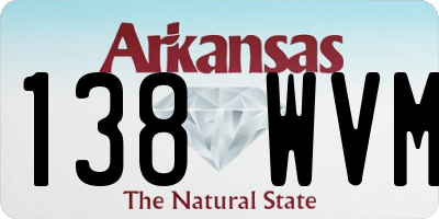 AR license plate 138WVM