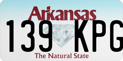 AR license plate 139KPG