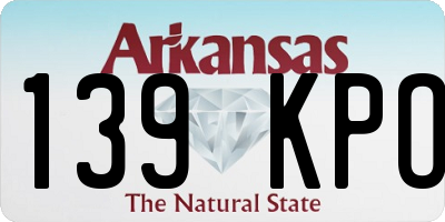 AR license plate 139KPO