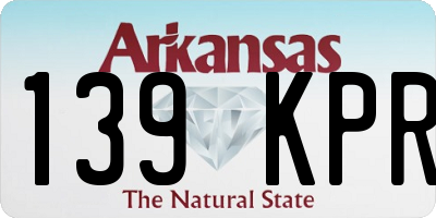 AR license plate 139KPR