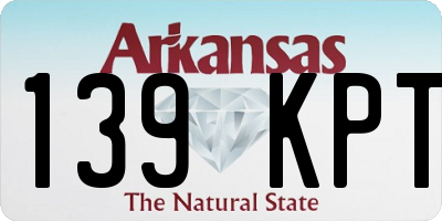 AR license plate 139KPT
