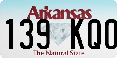 AR license plate 139KQO