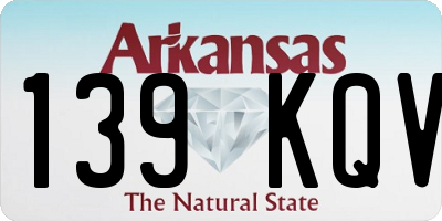 AR license plate 139KQV