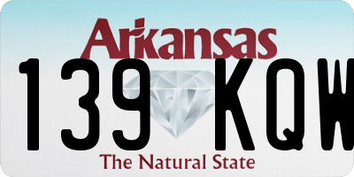 AR license plate 139KQW