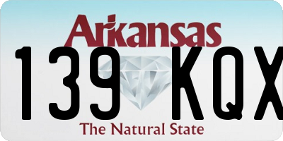 AR license plate 139KQX