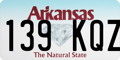 AR license plate 139KQZ