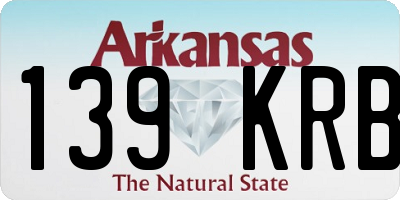AR license plate 139KRB