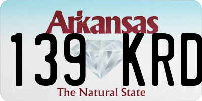 AR license plate 139KRD