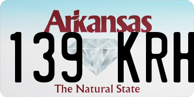 AR license plate 139KRH