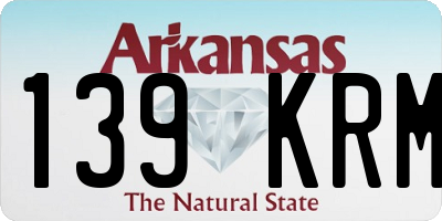 AR license plate 139KRM