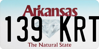 AR license plate 139KRT