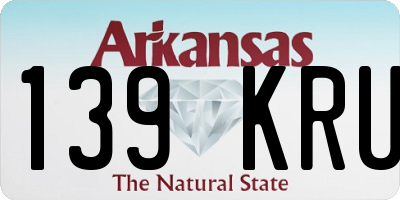 AR license plate 139KRU