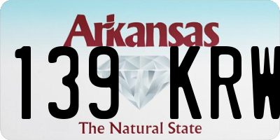 AR license plate 139KRW