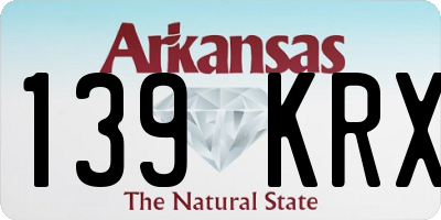 AR license plate 139KRX