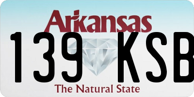 AR license plate 139KSB