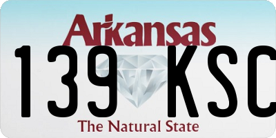 AR license plate 139KSC