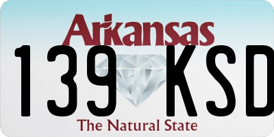 AR license plate 139KSD