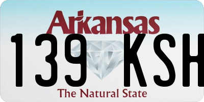 AR license plate 139KSH