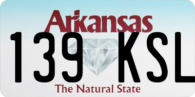 AR license plate 139KSL