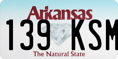 AR license plate 139KSM
