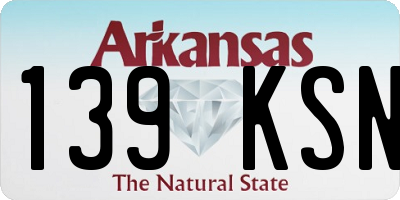 AR license plate 139KSN