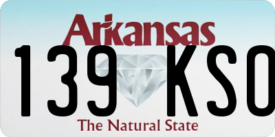 AR license plate 139KSO