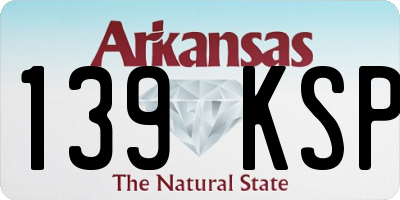 AR license plate 139KSP
