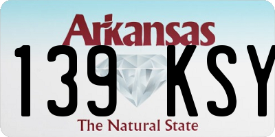 AR license plate 139KSY