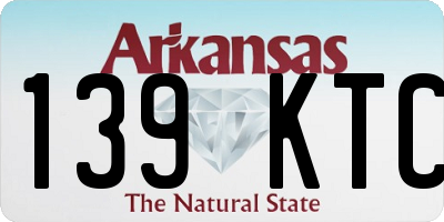 AR license plate 139KTC