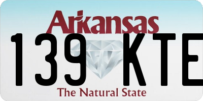 AR license plate 139KTE