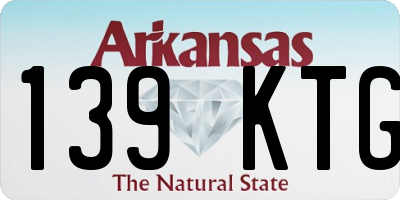 AR license plate 139KTG