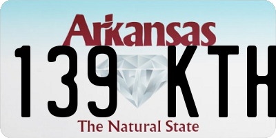 AR license plate 139KTH
