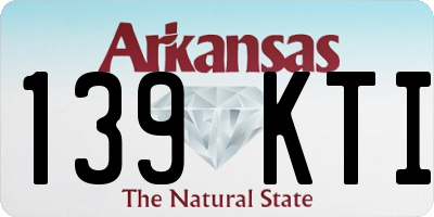 AR license plate 139KTI