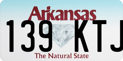 AR license plate 139KTJ
